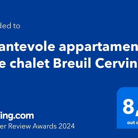 Incantevole Appartamento Stile Chalet Breuil Cervinia Bagian luar foto